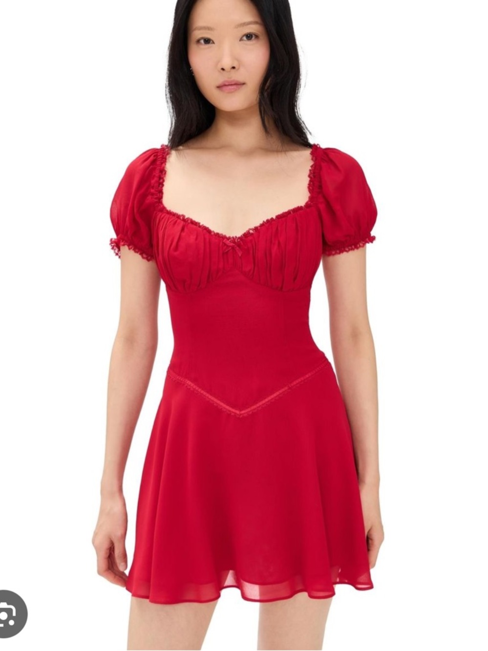 Reformation Ondine Red dress nwot